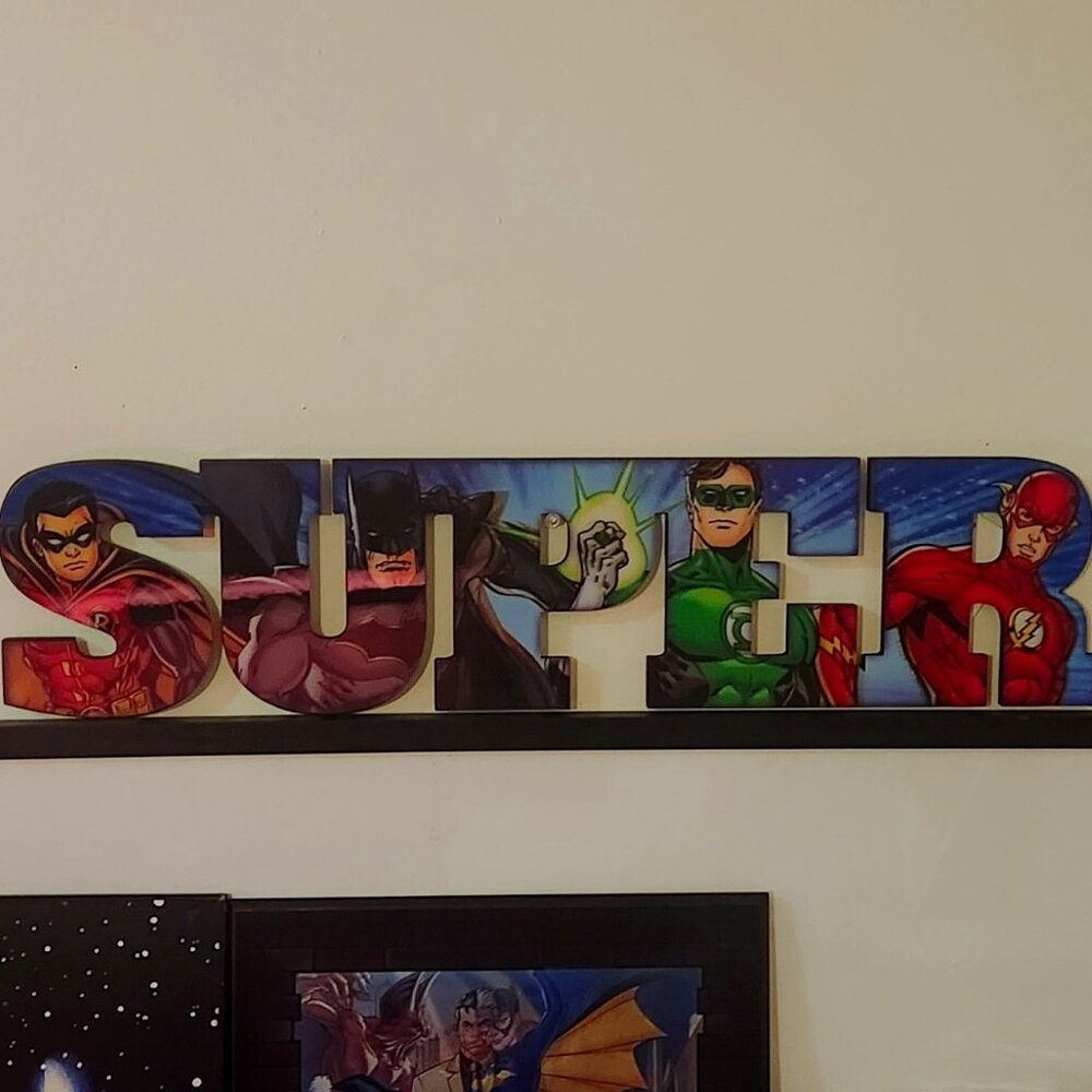 Superhero Cutout Wall Decor